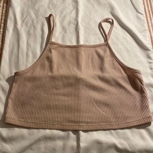 Blush crop top